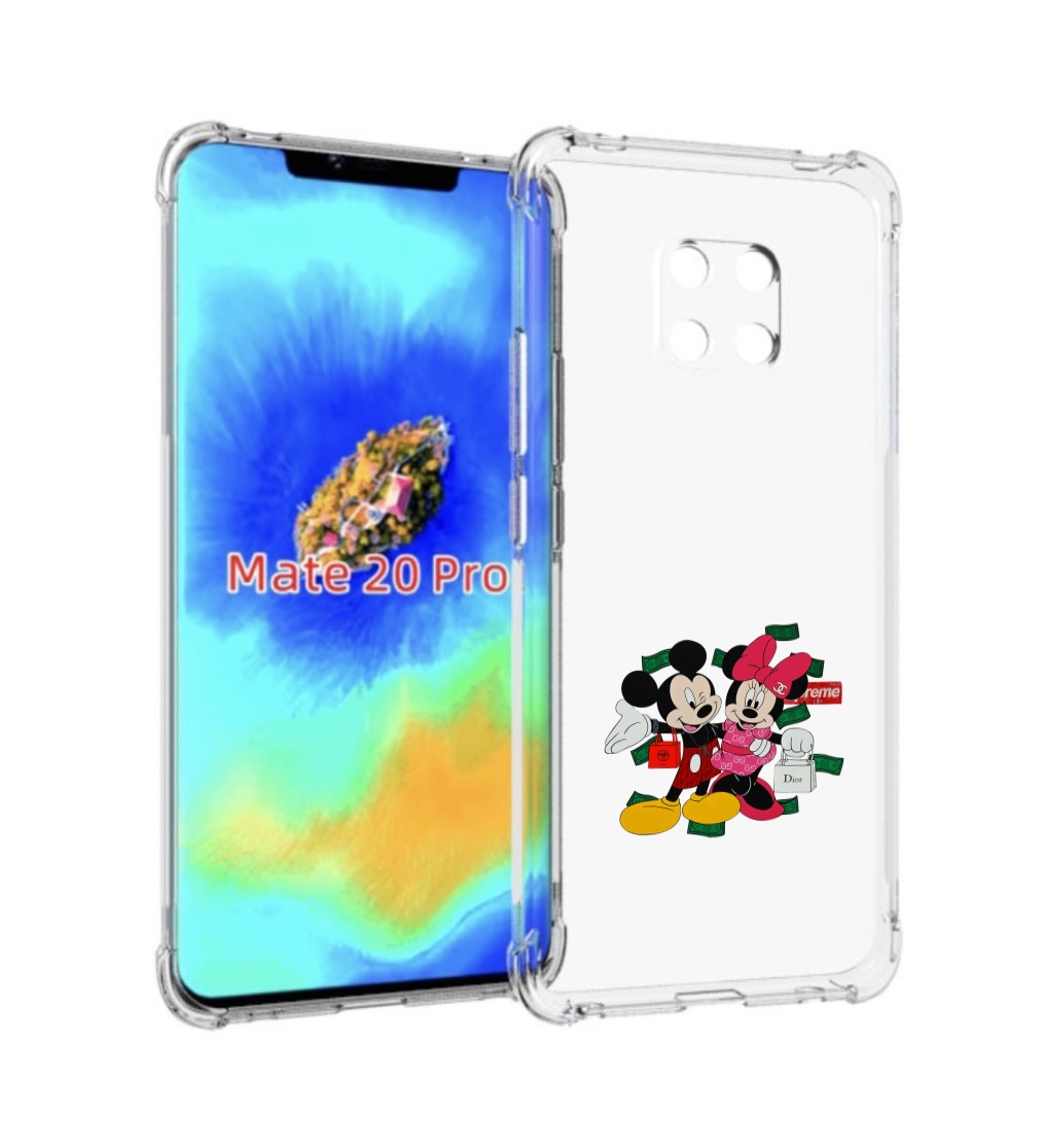 

Чехол MyPads модные-микки-маус детский для Huawei Mate 20 Pro/Mate 20 RS 6.39, Прозрачный, Tocco