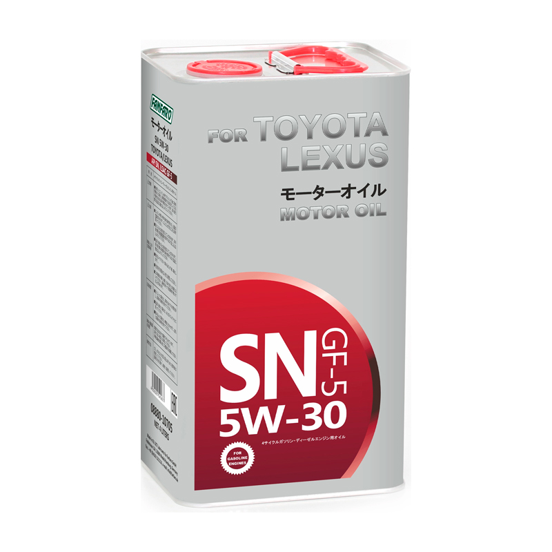 фото Fanfaro 08880-10705 моторное масло 5w30 fanfaro 4л синтетика toyota/lexus sn/gf-5 (eu)