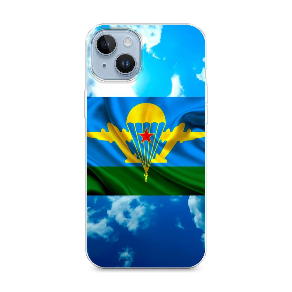 

Чехол Awog на Apple iPhone 14 / Айфон 14 "ВДВ флаг в небесах", 15150-5
