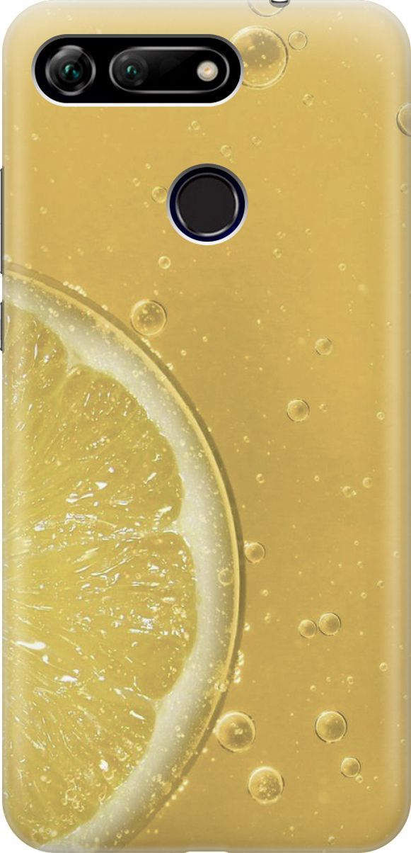 

Силиконовый чехол на Honor View 20 (V20) с принтом "Лимонад", Белый;желтый, 2766