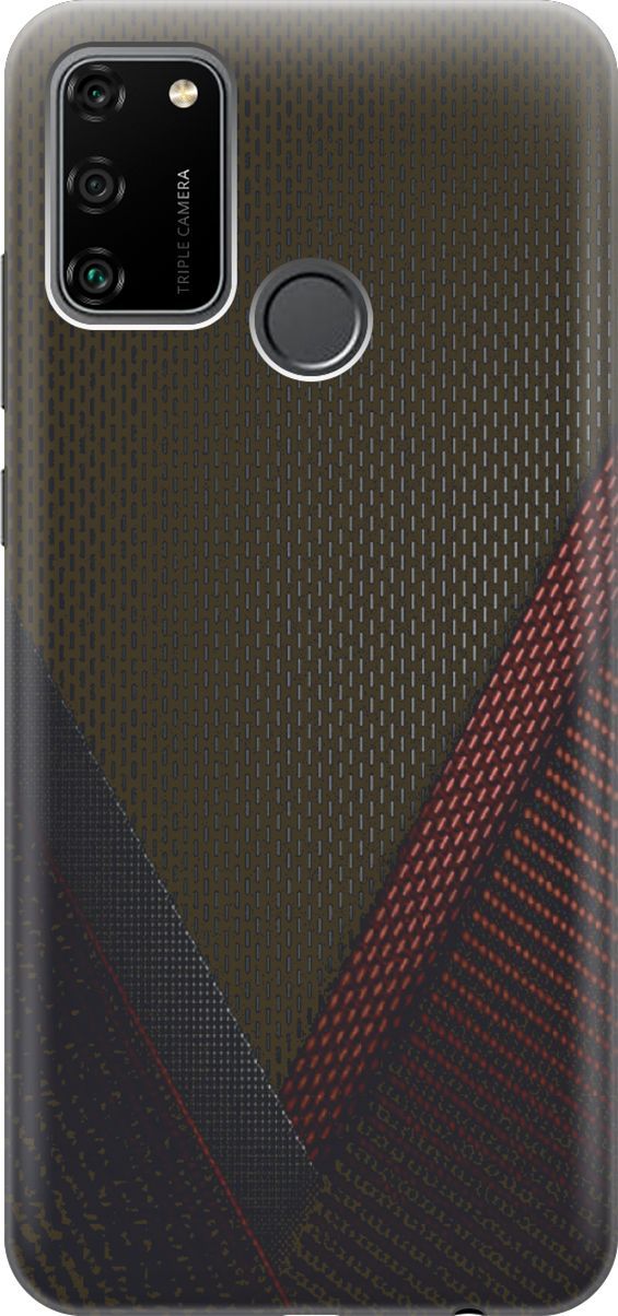 

Силиконовый чехол на Honor 9A с принтом "Полотна", Красный;черный, 2764