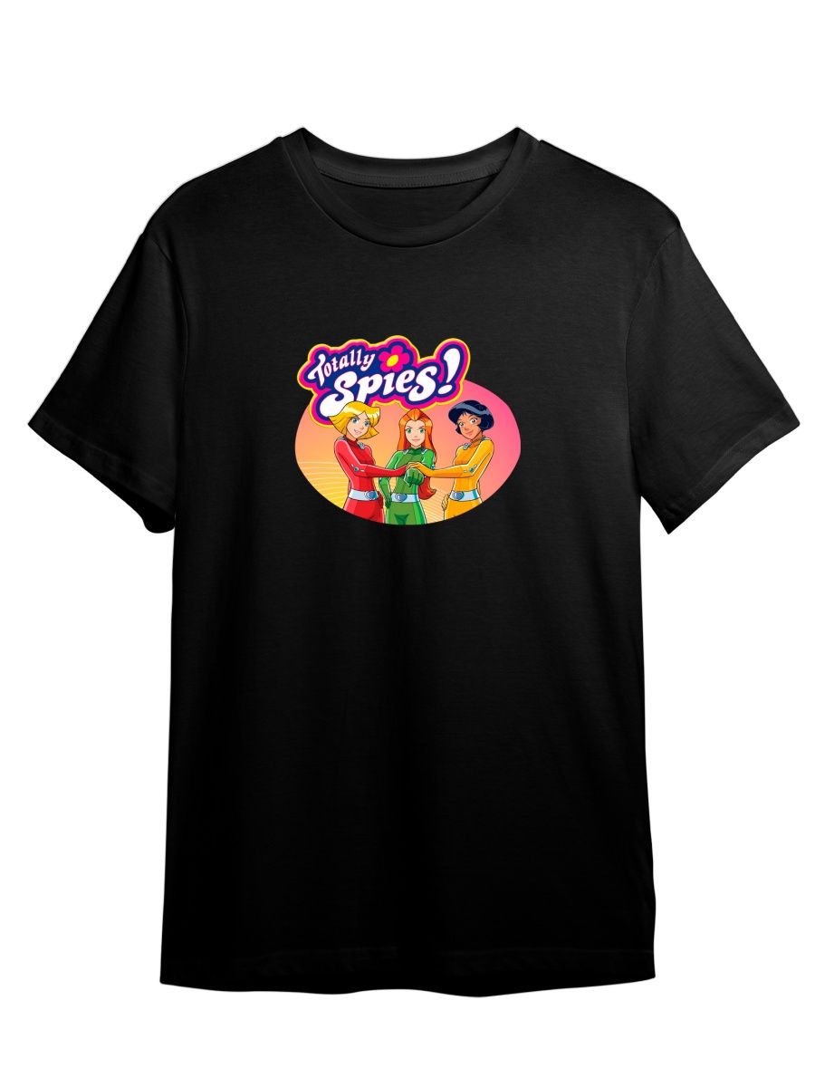 

Футболка унисекс СувенирShop Тотали спайс/Totally Spies/Мультсериал 13 черная L, Черный, "Тотали спайс/Totally Spies/Мультсериал" 13