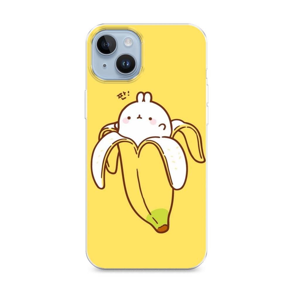 

Чехол Awog на Apple iPhone 14 / Айфон 14 "Зайчик-бананчик", 15150-2