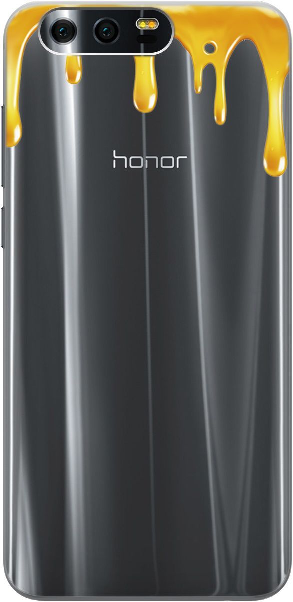 

Силиконовый чехол на Honor 9с 3D принтом "Honey" прозрачный, Прозрачный;желтый, 1677