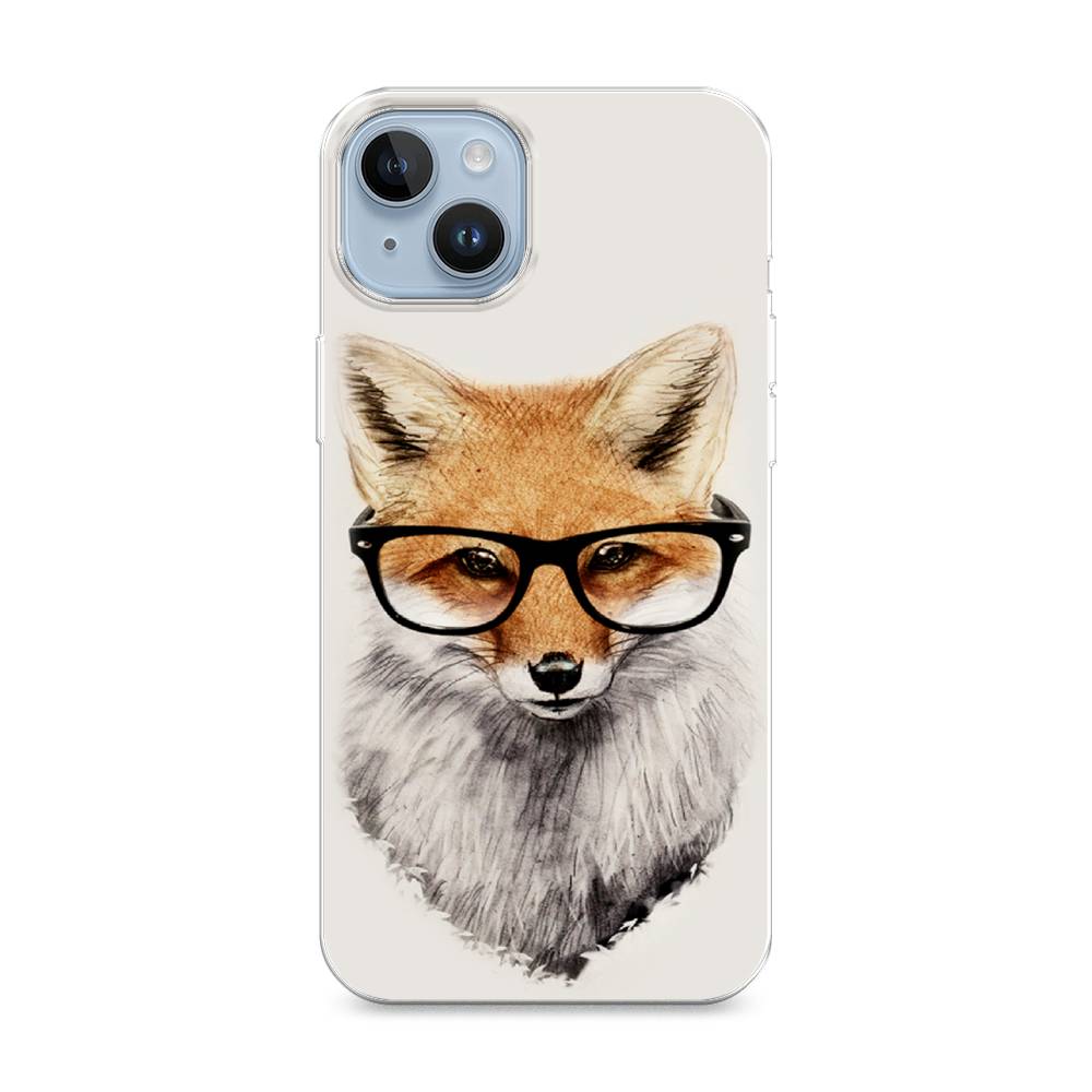 

Чехол Awog на Apple iPhone 14 / Айфон 14 "Лиса в очках", 15150-10