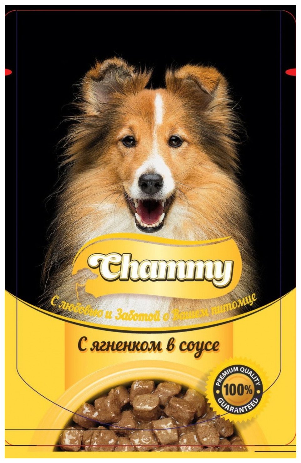 

Влажный корм для собак Chammy, с ягненком в соусе, 85 г, 25 шт