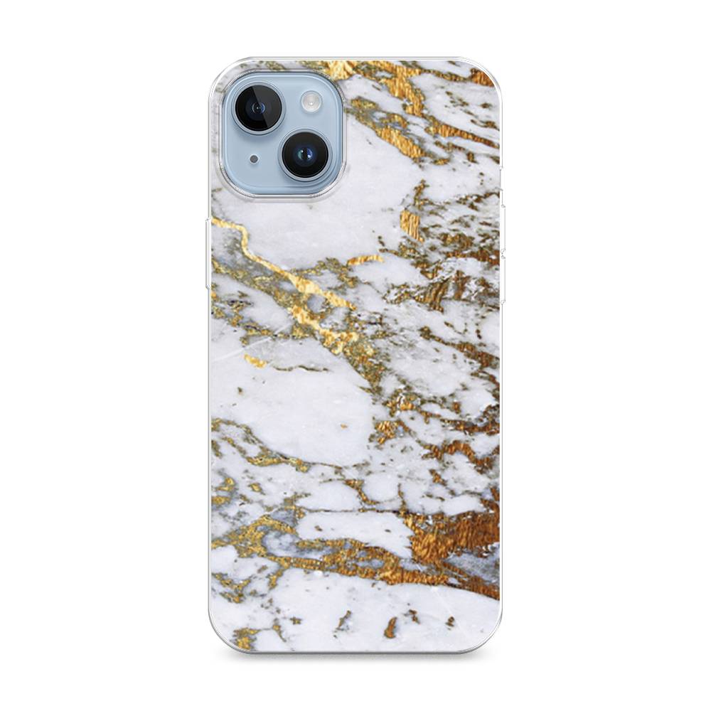 

Чехол Awog на Apple iPhone 14 / Айфон 14 "Белый мрамор", 15150-3