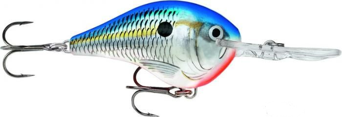 

Воблер Rapala Dives-To 22 г, 70 мм, BSD, 1 шт., Серебристый;голубой;красный, Dives-To