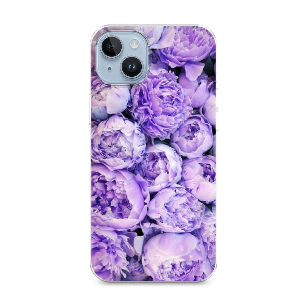 

Чехол Awog на Apple iPhone 14 / Айфон 14 "Пионы сиреневые", 15150-8
