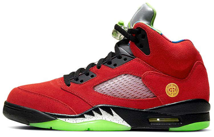 

Кеды унисекс Jordan Air Jordan 5 retro se what the красные 42.5 EU, Красный, Air Jordan 5 retro se what the