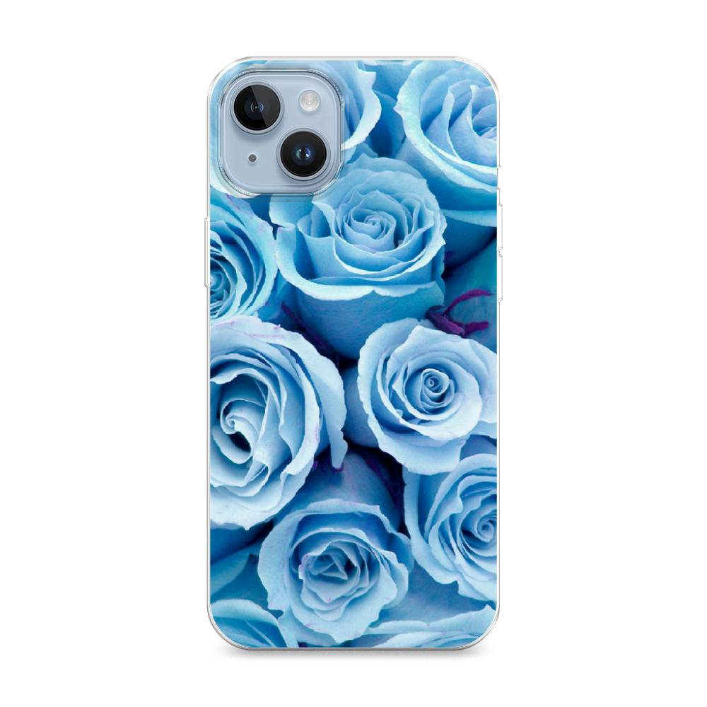 

Чехол Awog на Apple iPhone 14 / Айфон 14 "Лазурные розы", 15150-8