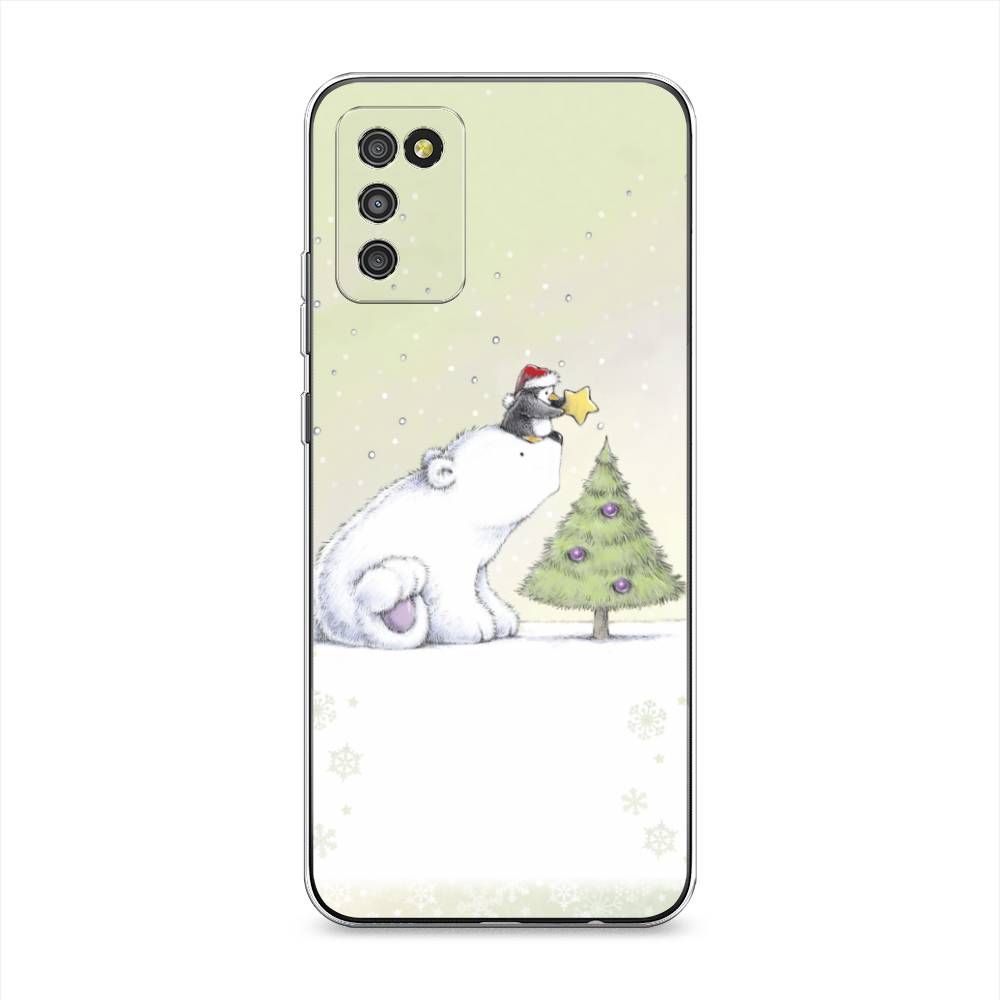 

Чехол на Samsung Galaxy A02s "Украшение елки", Белый;бежевый, 2102350-5