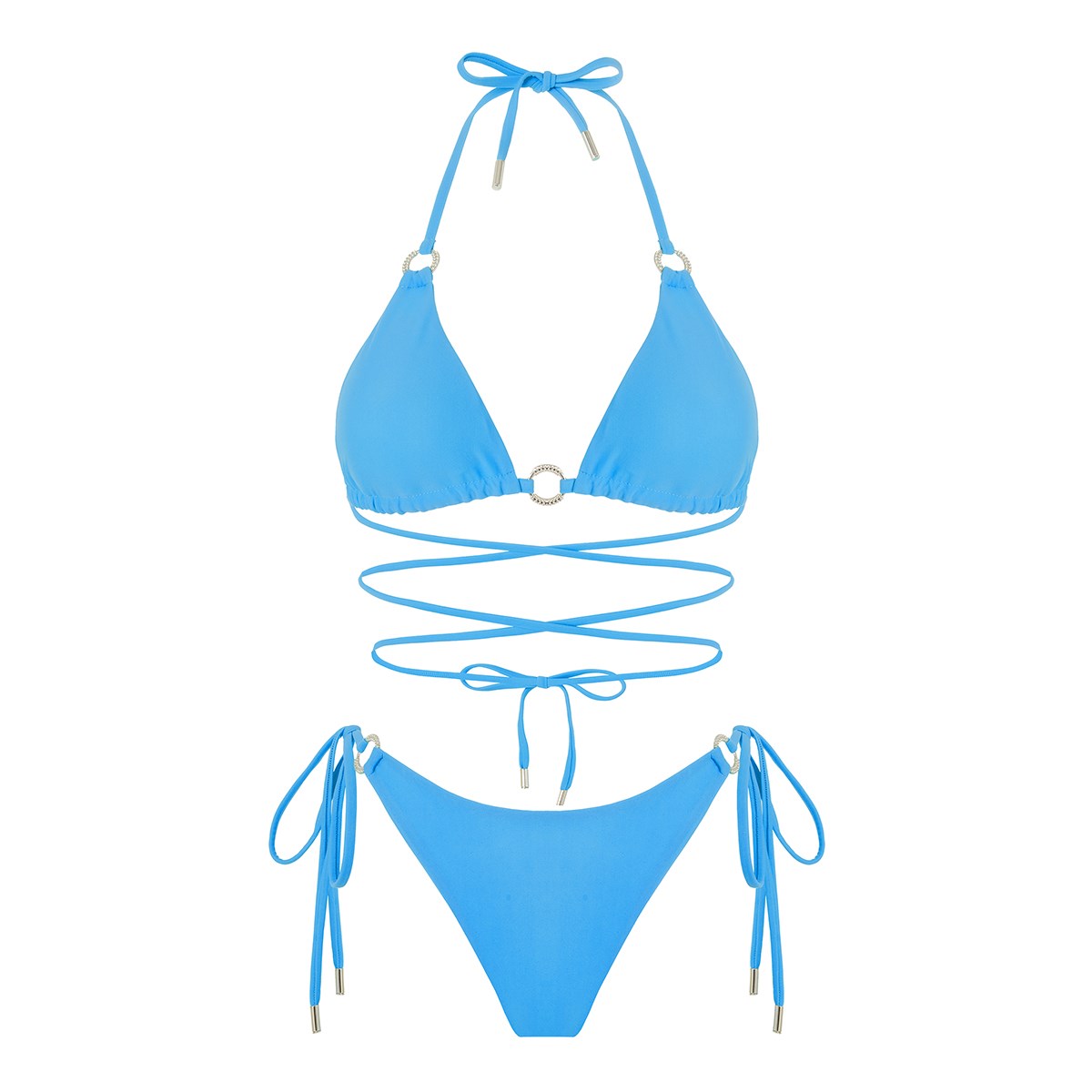 

Купальник раздельный женский The Serpent 54412 голубой L, 54412