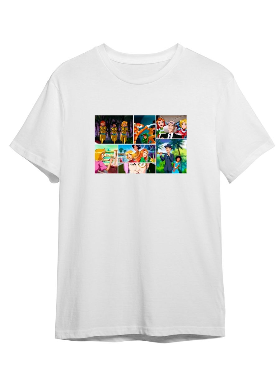 

Футболка унисекс СувенирShop Тотали спайс/Totally Spies/Мультсериал 11 белая 5XL, "Тотали спайс/Totally Spies/Мультсериал" 11