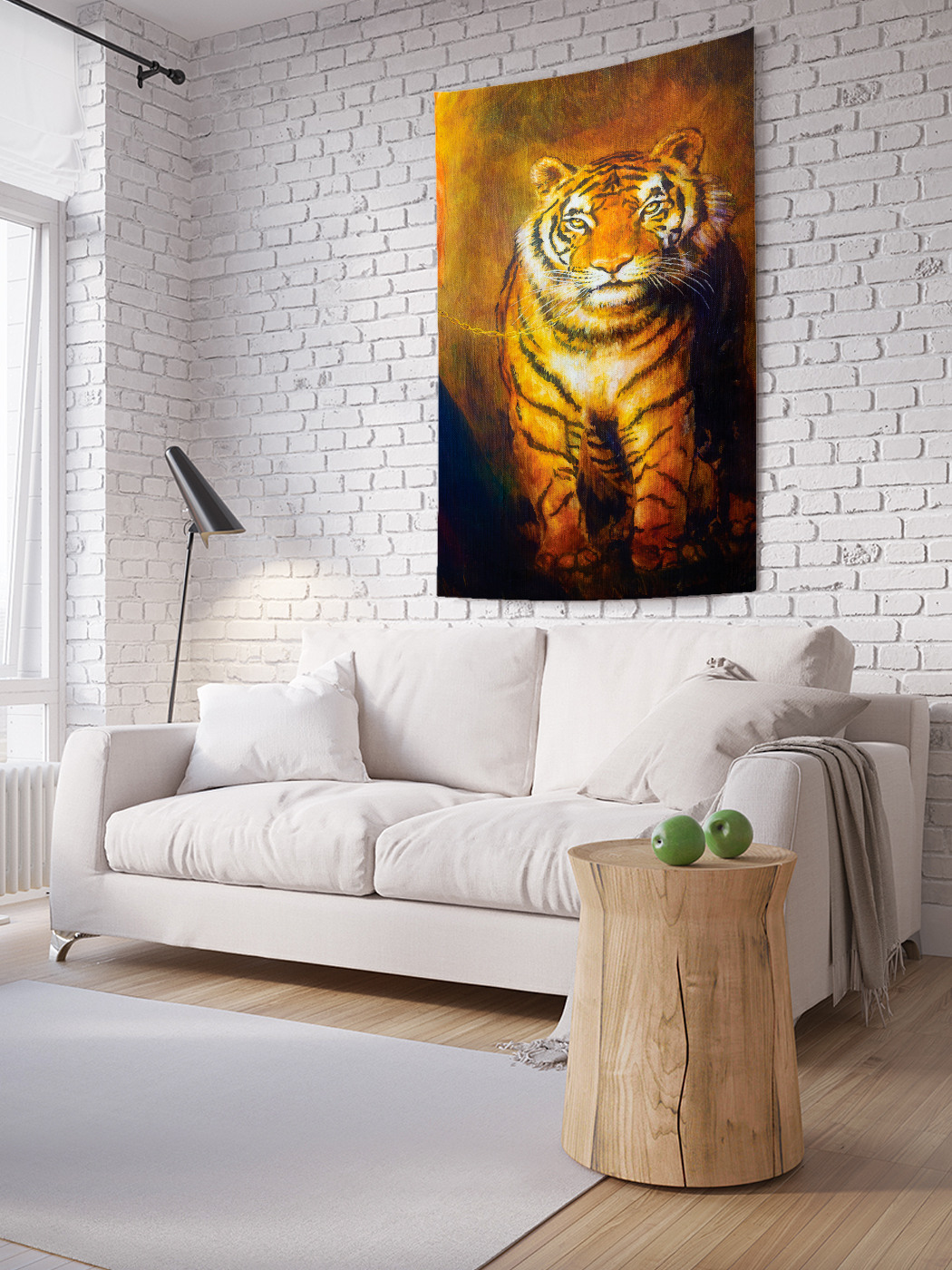 

Вертикальное фотопанно на стену JoyArty Покорный тигр 100x150 см, Покорный тигр
