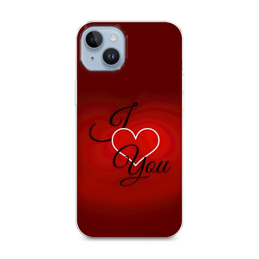 

Чехол Awog на Apple iPhone 14 / Айфон 14 "I love you 3", 15150-6