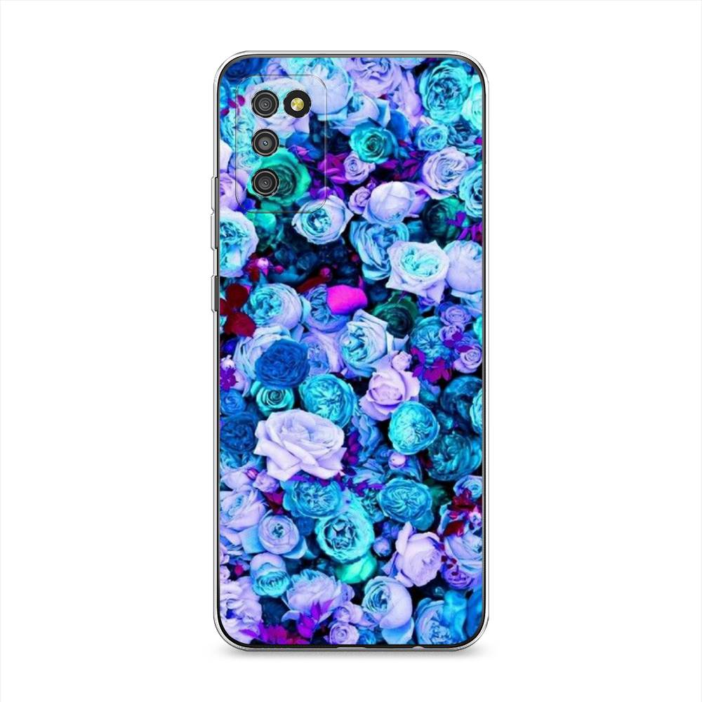 

Чехол на Samsung Galaxy A02s "Цветочный ковер", Фиолетовый, 2102350-2