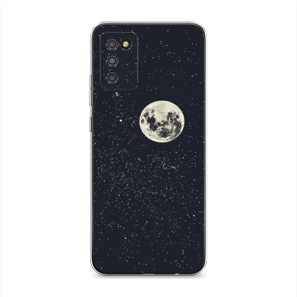 

Чехол на Samsung Galaxy A02s "Полнолуние", Красный, 2102350-2