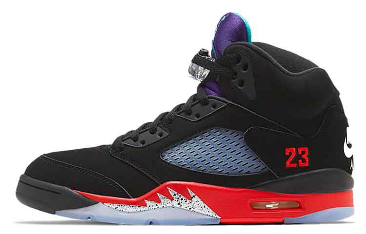 

Кеды унисекс Jordan Air Jordan 5 retro se top 3 черные 45.5 EU, Черный, Air Jordan 5 retro se top 3