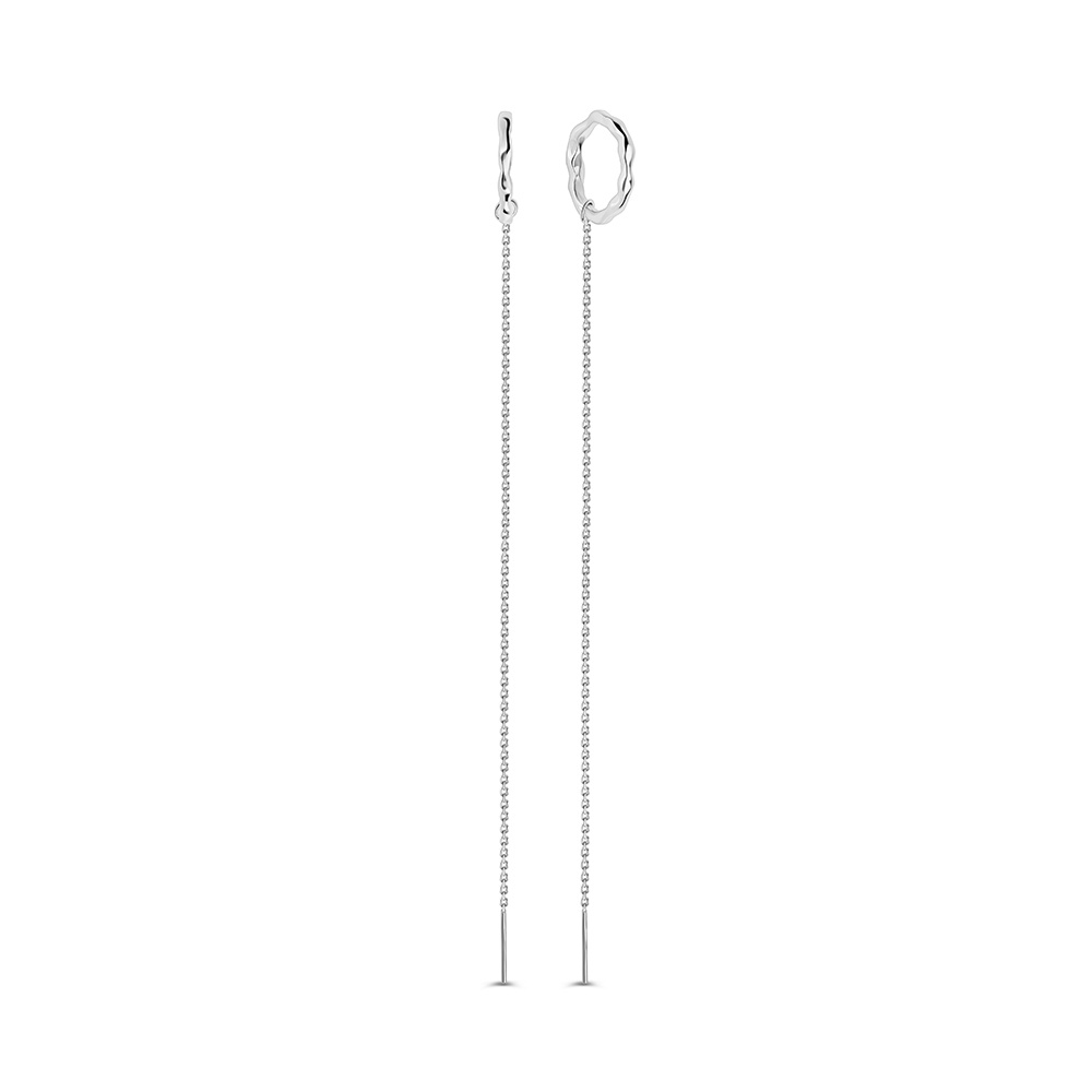 

Серьги продевки из серебра 585Gold 702012136, 702012136