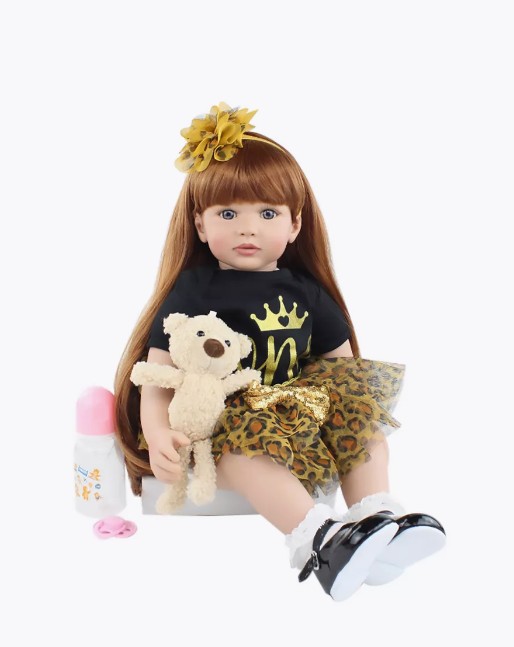 Мягконабивная кукла Реборн девочка Карина, 60 см