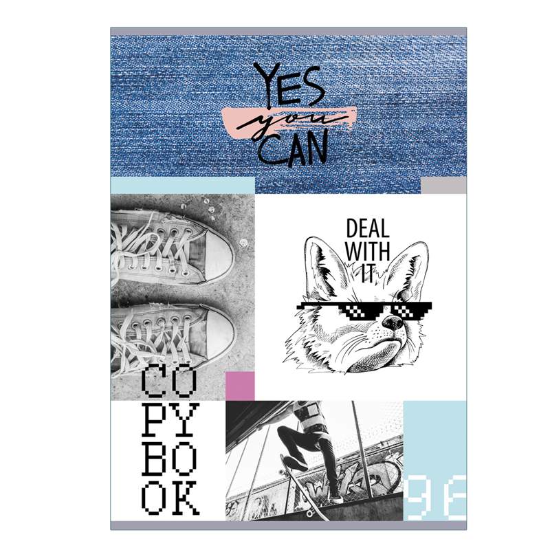 

Тетрадь BG "Yes you can" 327940 96 листов А4 клетка 3 штуки