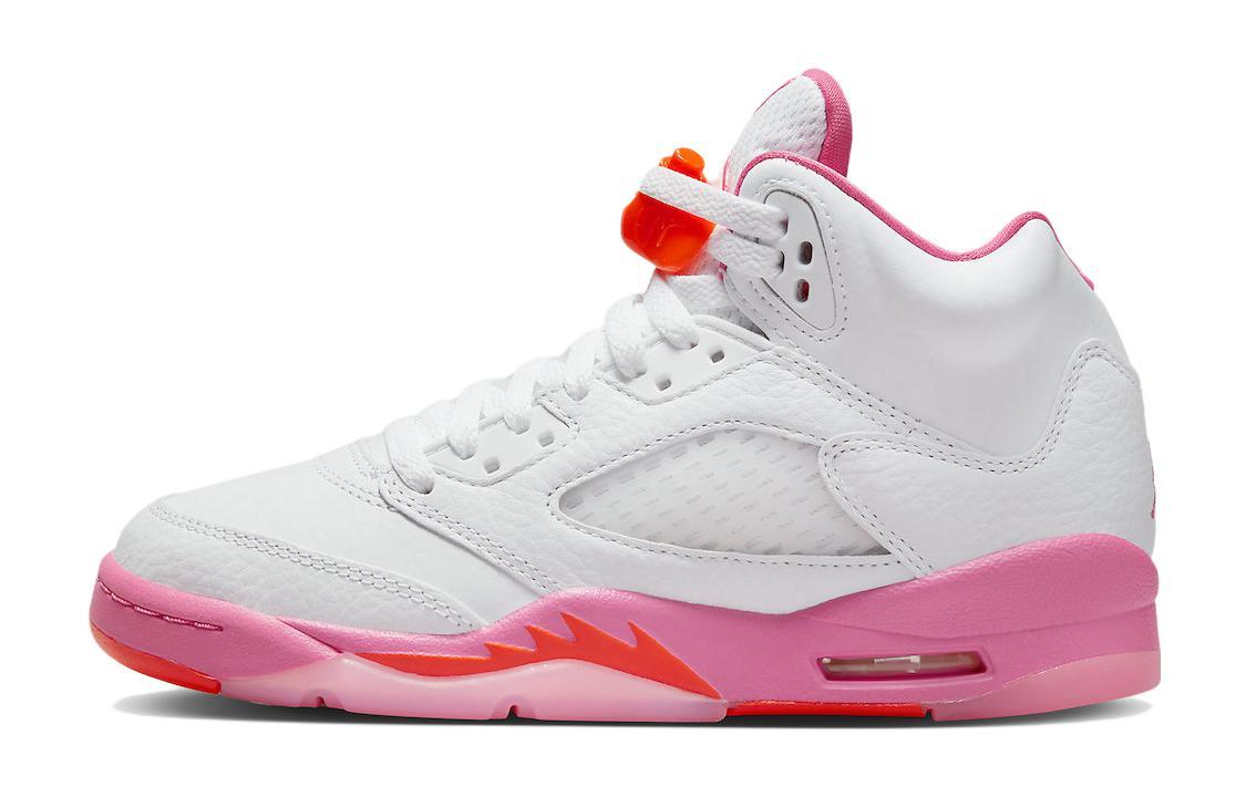 

Кеды унисекс Jordan Air Jordan 5 Retro Pinksicle GS белые 40 EU, Белый, Air Jordan 5 Retro Pinksicle GS