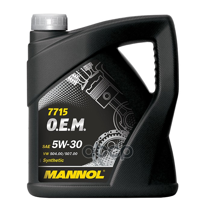 фото Mannol масло моторное "mannol" 7715 o.e.m 5w30 (5 л) синт. (vw, audi, skoda)