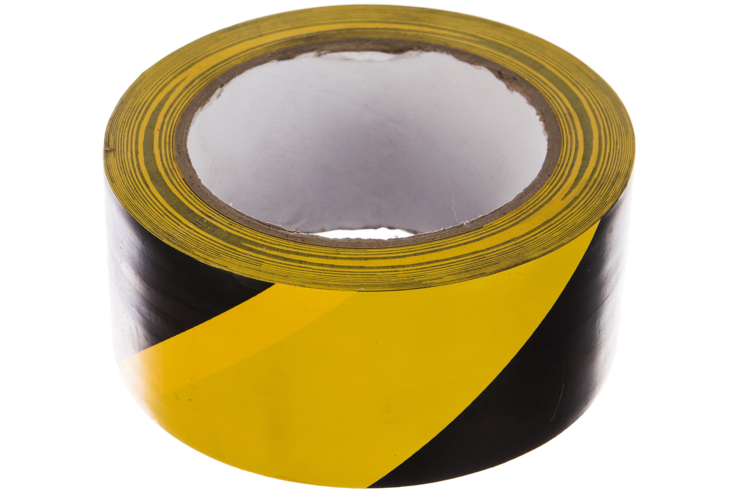 Folsen Клейкая сигнальная лента 50мм x 33м, желто-чёрная, PVC 0663350