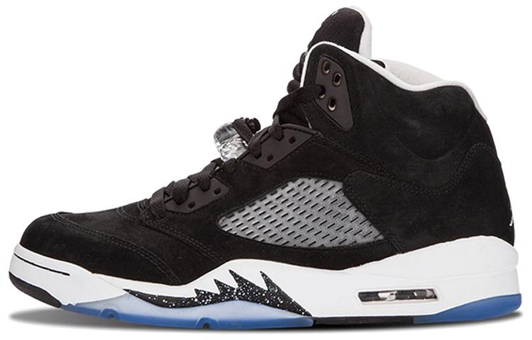 

Кеды унисекс Jordan Air Jordan 5 retro oreo черные 44.5 EU, Черный, Air Jordan 5 retro oreo