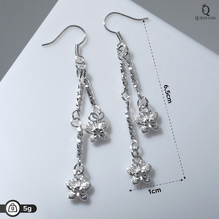 

Серьги подвески из бижутерного сплава Queen Fair 7842210, без вставки