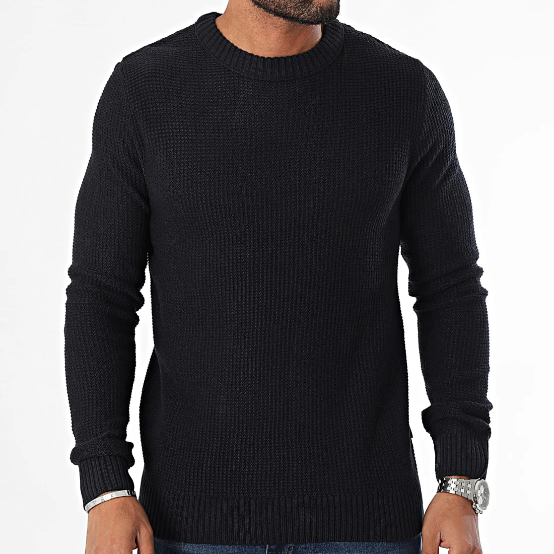 

Свитшот мужской Jack & Jones 12258569 черный XL, 12258569