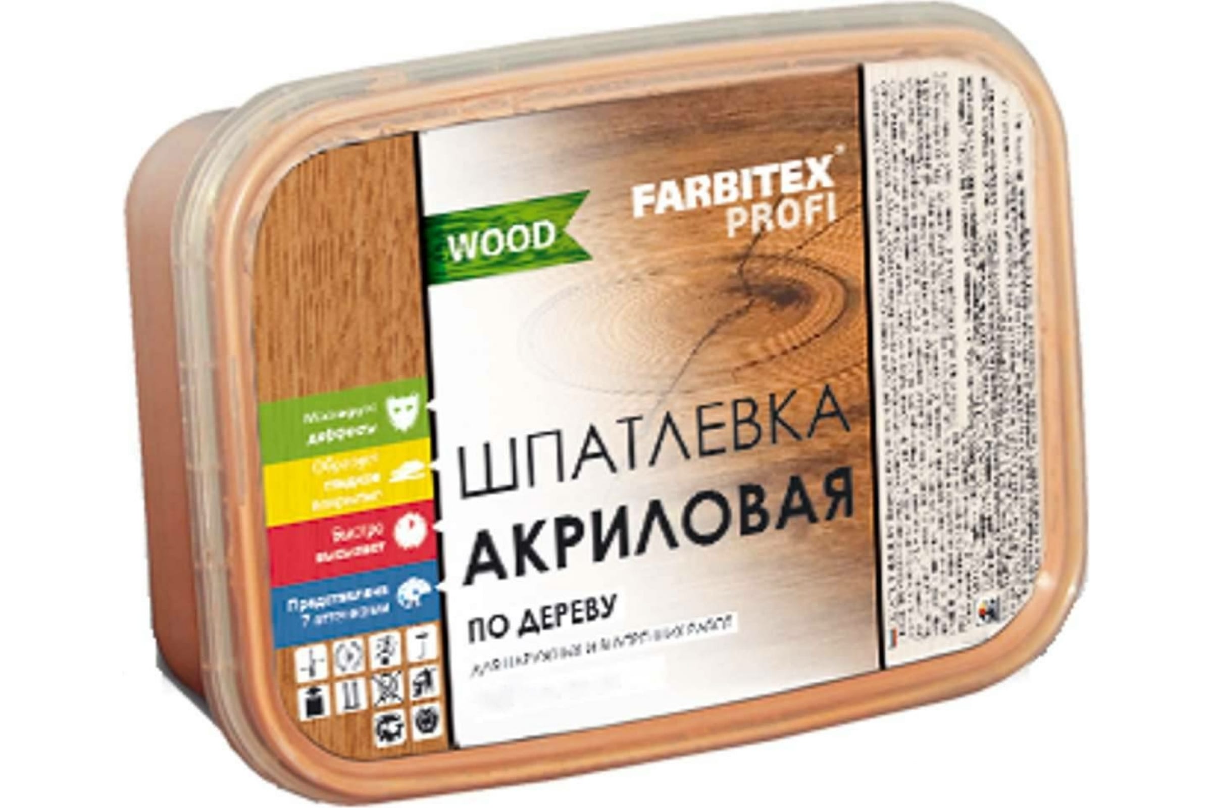 FARBITEX Шпатлевка акриловая по дереву бук (0.4 кг/0,25 л) 4300004763