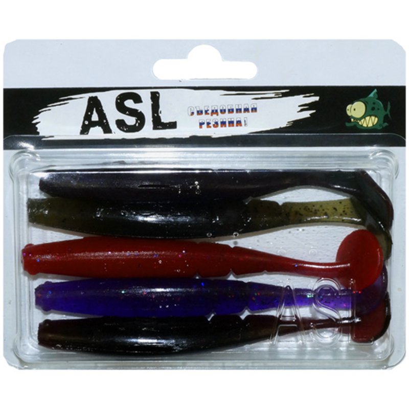 

Силиконовая приманка ASL Самурай цв. mix 2 L-10см 5шт/уп, Самурай