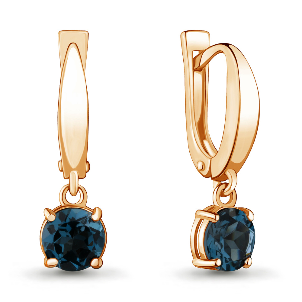

Серьги из серебра с топазом Aquamarine Aquamarine 4409508_925_з, 4409508_925_з