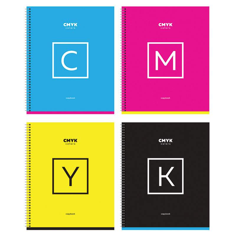 

Тетрадь BG "Cmyk" 327890 48 листов А5 клетка на гребне 12 штук
