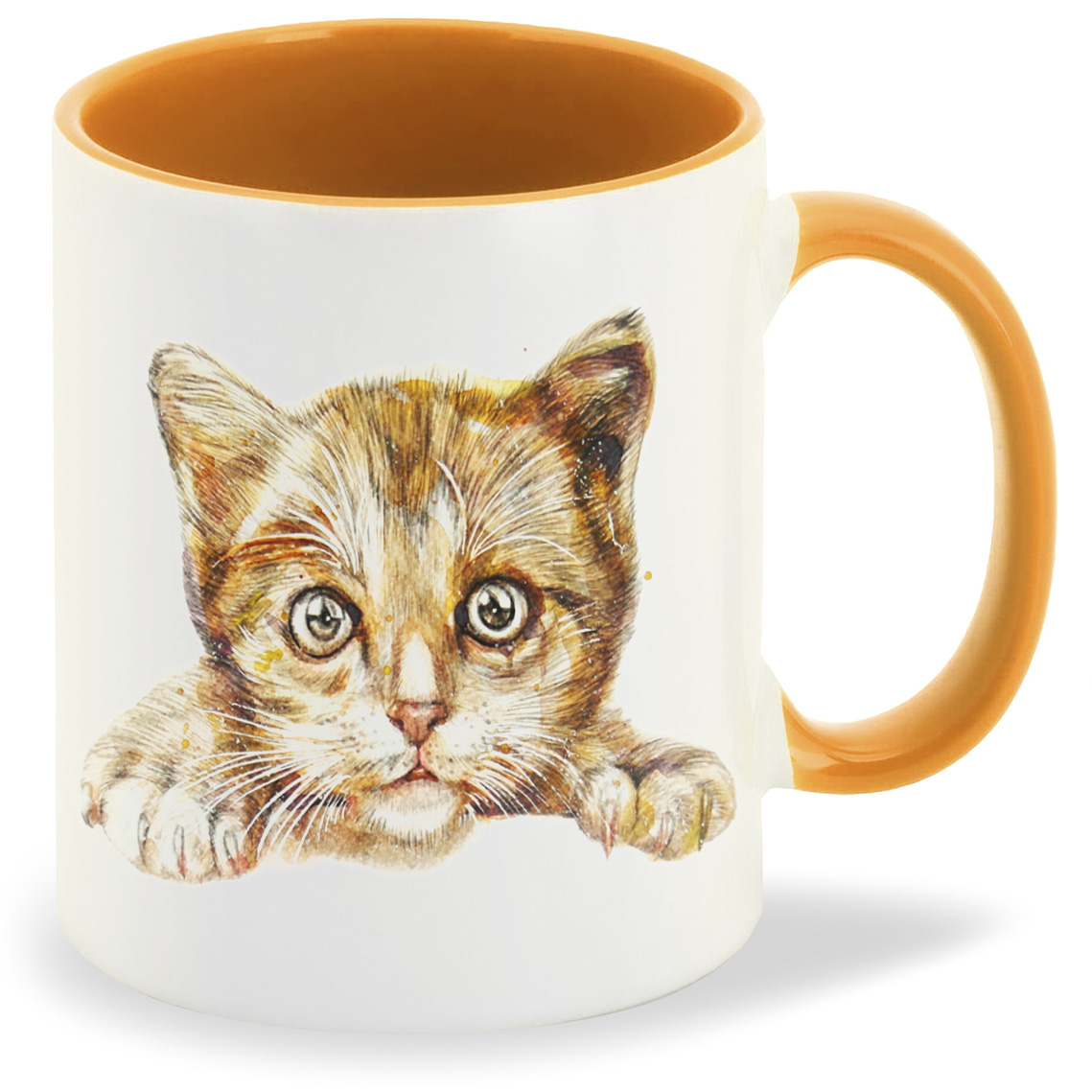

Кружка CoolPodarok Кот взгляд, Кот взгляд