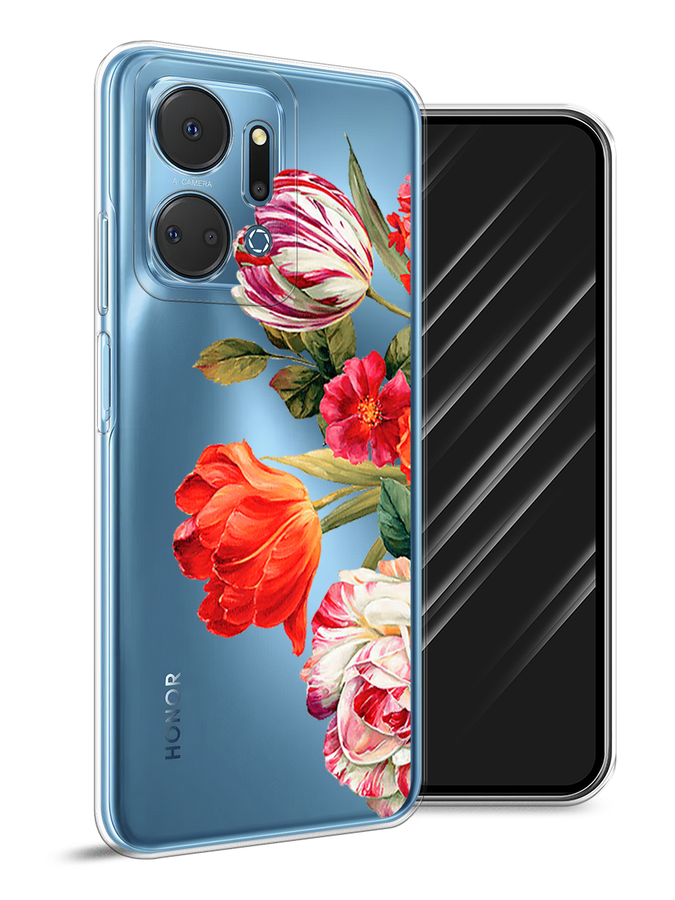 

Чехол Awog на Honor X7A Plus "Весенний букет", Красный;розовый;зеленый, 6121850-1