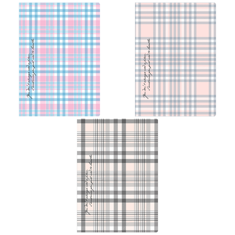 

Тетрадь GreenwichLine Trendy checks, 325556, 80 листов, А4, клетка, 3 шт.