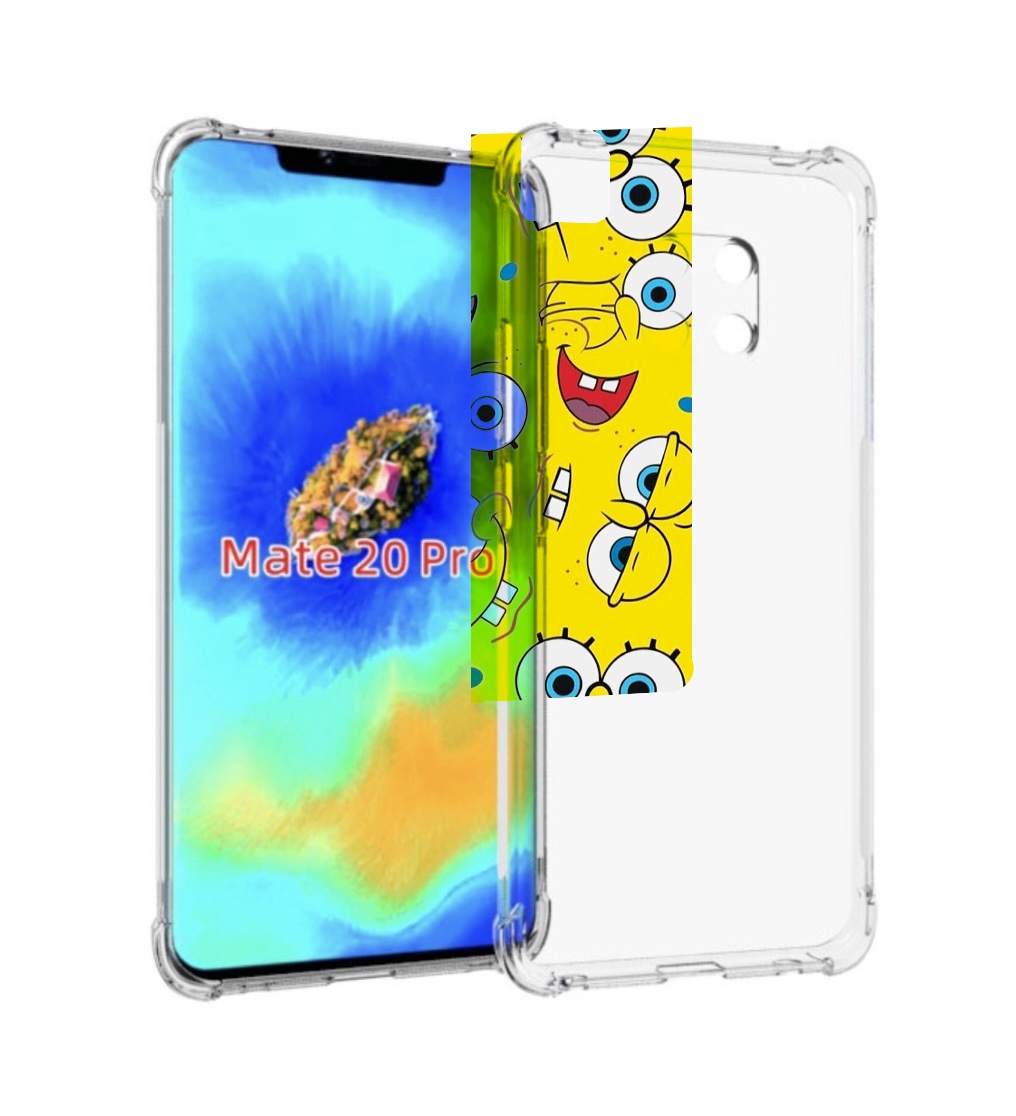 

Чехол MyPads много-спанч-боба для Huawei Mate 20 Pro/Mate 20 RS 6.39, Прозрачный, Tocco