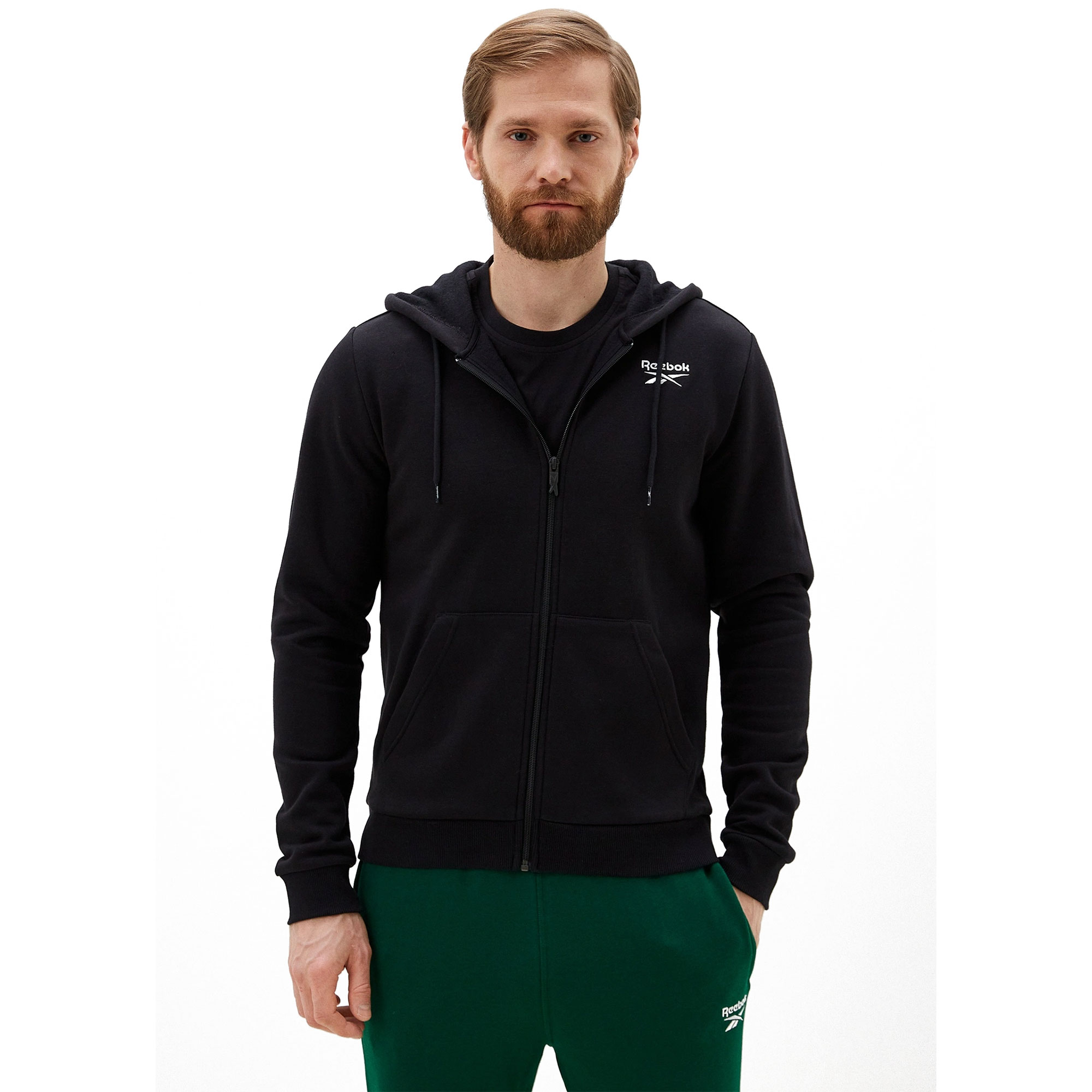 

Свитшот мужской Reebok 100202857 черный S, 100202857