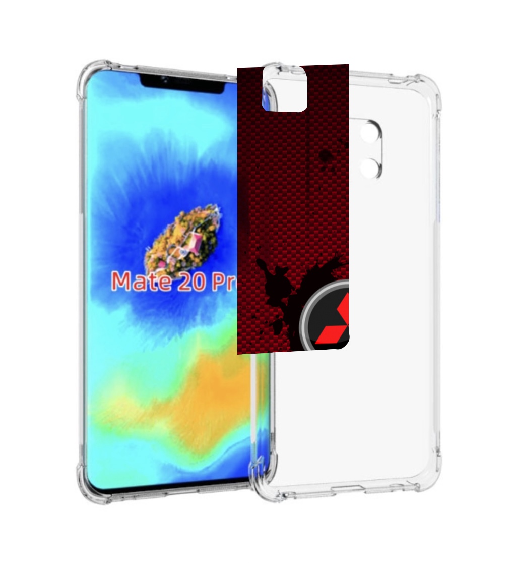 

Чехол MyPads мицубиси mitsubishi 2 для Huawei Mate 20 Pro/Mate 20 RS 6.39, Прозрачный, Tocco
