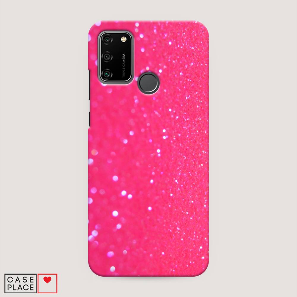 

Чехол Awog "Малиновые блестки рисунок" для Honor 9A