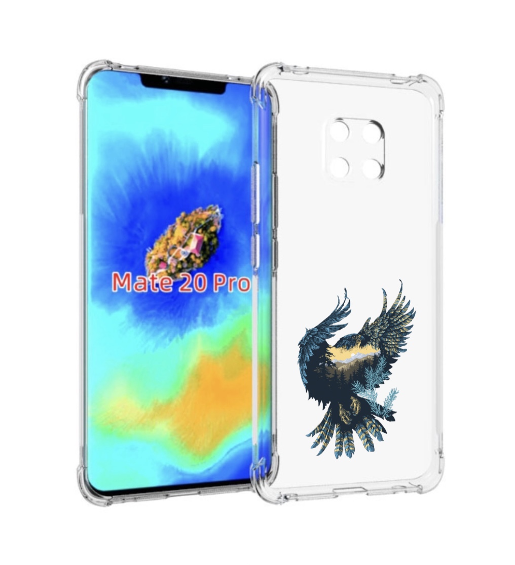 

Чехол MyPads мирок в соколе для Huawei Mate 20 Pro/Mate 20 RS 6.39, Прозрачный, Tocco