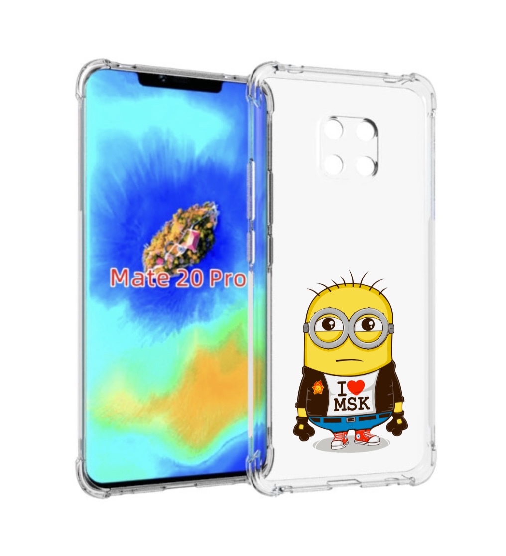 

Чехол MyPads миньон-я-люблю-Мск для Huawei Mate 20 Pro/Mate 20 RS 6.39, Прозрачный, Tocco