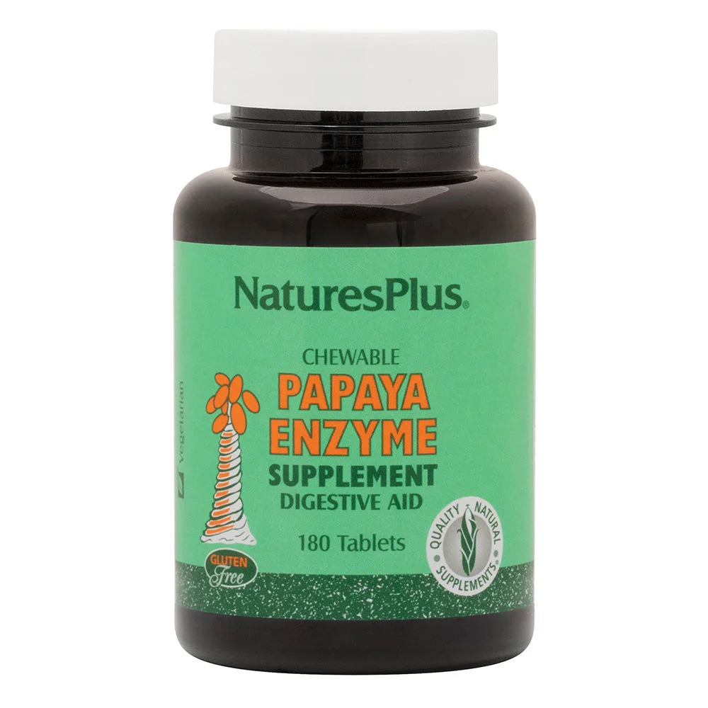 

Энзимы NaturesPlus Papaya 180 жевательных таблеток