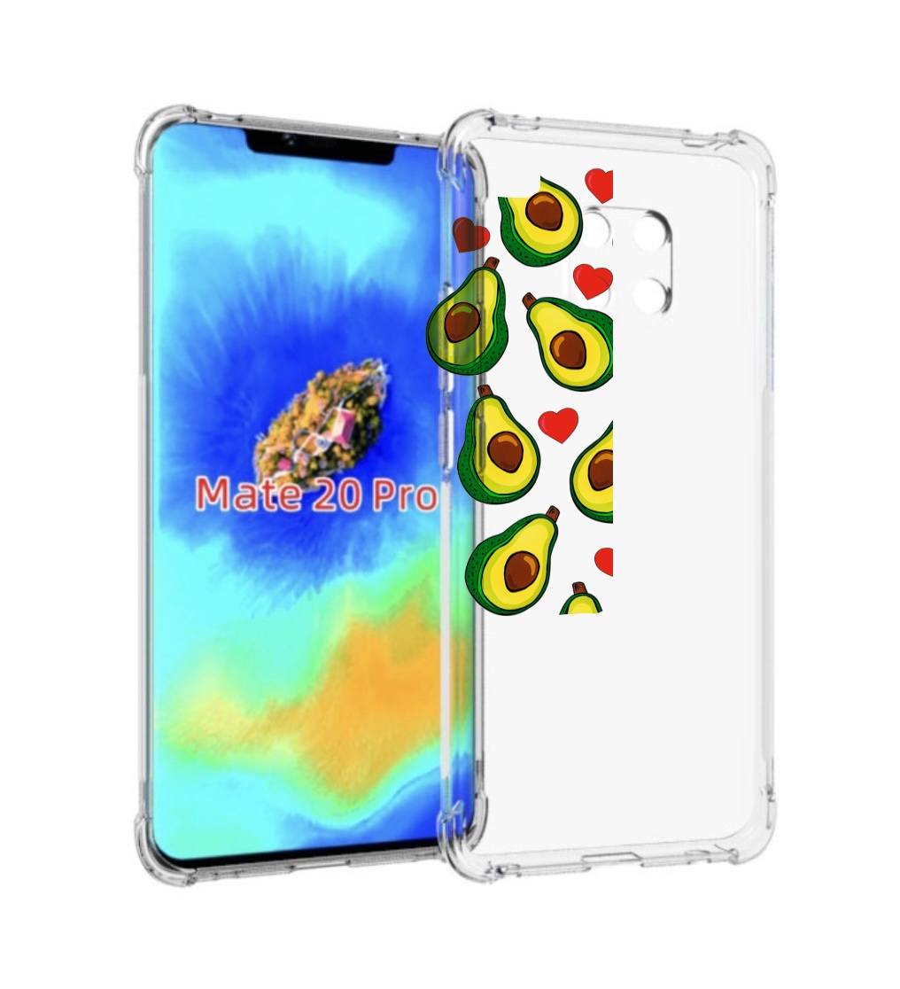 

Чехол MyPads миленькие-авокадо для Huawei Mate 20 Pro/Mate 20 RS 6.39, Прозрачный, Tocco