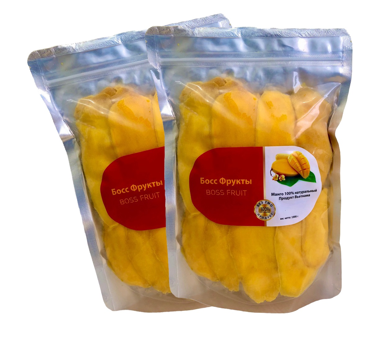

Манго сушёное BOSS FRUITS 2 кг, Манго сушёное BOSS FRUITS