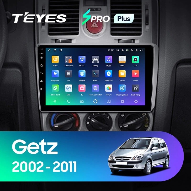 Автомобильная магнитола Teyes SPRO Plus 464 Hyundai Getz 2002-2011 F2 3795000₽