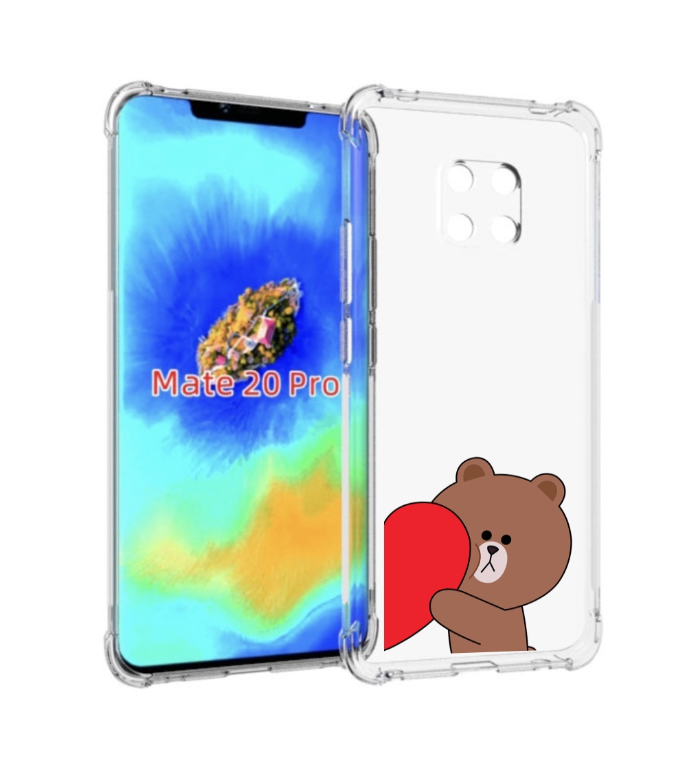 

Чехол MyPads медвежонок детский для Huawei Mate 20 Pro/Mate 20 RS 6.39, Прозрачный, Tocco